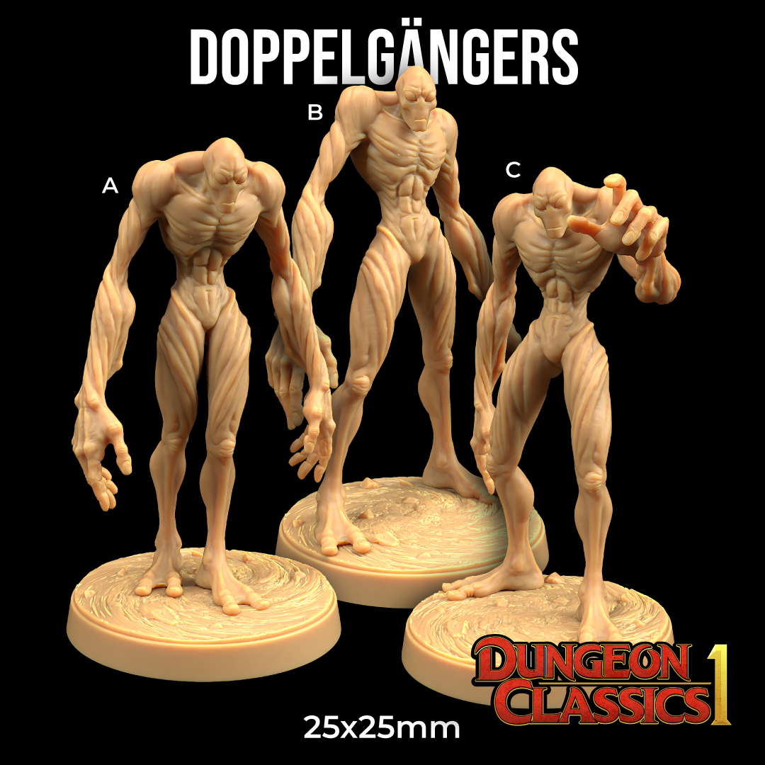 Doppelgängers | PRESUPPORTED | Dungeon Classics